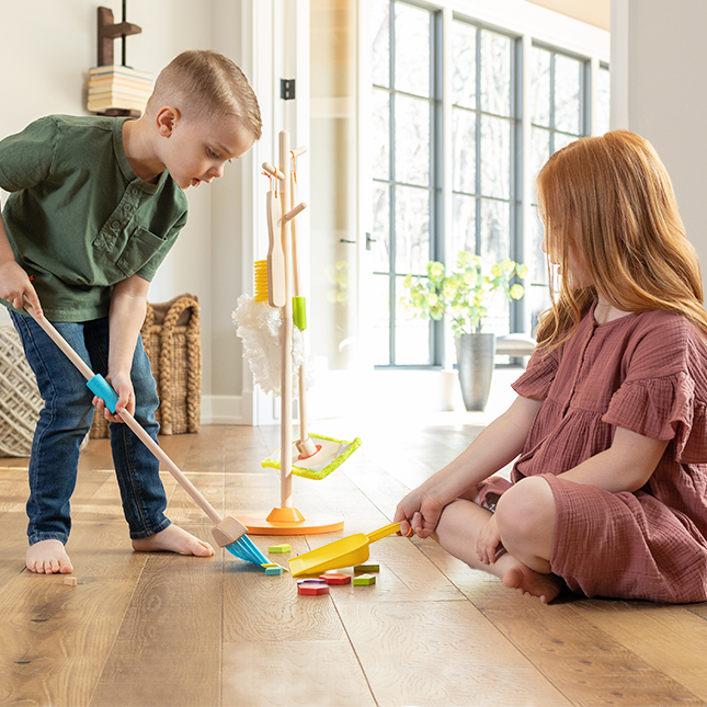 Image of Sweep, Scrub, and Shine Cleaning Set